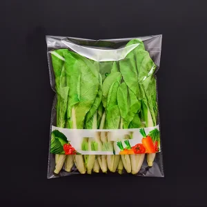 Custom Clear OPP Antifog Lettuce Packaging Plastic Bags