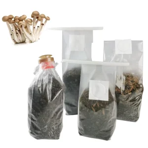 Custom Edible Fungus Breathable Mushroom Culture Breathable Square Bag PP Plastic
