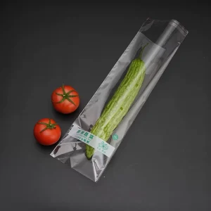 Custom Logo BOPP Clear Fresh Anti Fog Self Adhesive Storage Shipping Bag for Vegetables Fruits Made PET PP Plastic Packaging