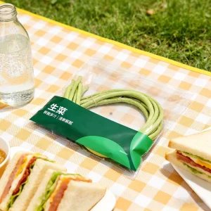 Custom Printed Bopp Clear Bags for Fresh Vegetable Fruit Retail
