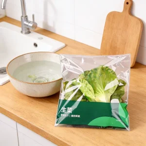 Custom Printed Bopp Vegetable Bags for Supermarket Fresh Produce