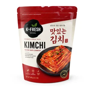 Custom Printed Kimchi Zipper Stand-Up Pouch Food Grade BPA-Free Reusable Leak-Proof Storage Bag