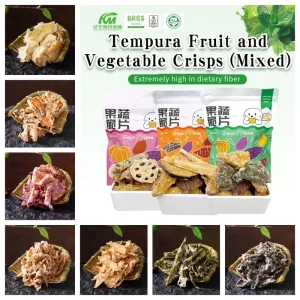 Customizable Snacks High Dietary Fibre Seaweed Flavor Mixed Vegetable Crisps