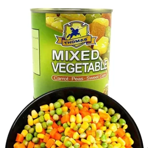 Customized Canned Mixed Vegetables for Lebanon Market