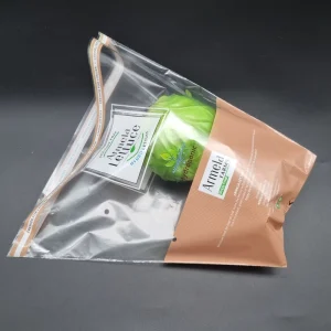 Customized Heat-Sealed Food Grade Gravure Printed Moisture-Proof Recyclable CPP Fresh Hydroponic Vegetable Packaging Bags