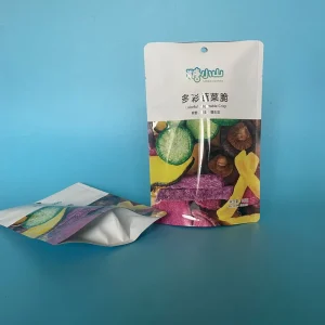Customized Recyclable Stand Zipper PE Bags Digital Print Floral Vegetable Seeds Bag Logo PP Plastic Agricultural Sugar Storage