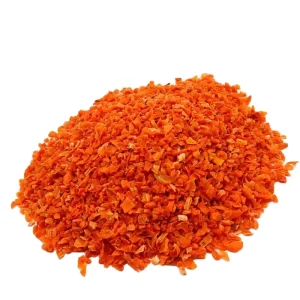 Dehydrated Carrot Dice and Flakes
