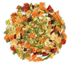 Dehydrated Carrot Dried Flakes 3x3mm Vegetable Additives for Food