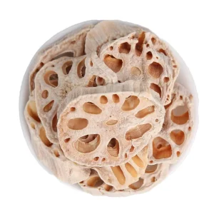 Dehydrated Lotus Root Slices AD Drying Process Baked Bulk