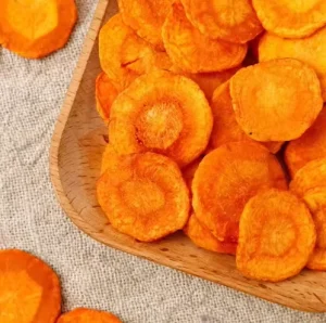 Delicious Premium Freeze Dried Food Healthy Dried Vegetables Freeze Dried Carrot Slices