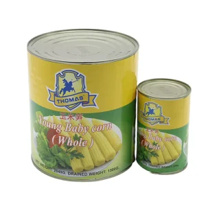 Delicious Young Baby Corn Sweet Corn Canned Canned Vegetables Supports OEM ODM Canned Preserved Corn