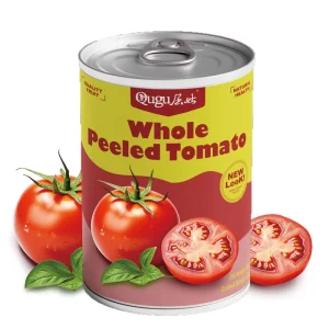 Diced Peeled Tomatoes, 400g, Canned Vegetables, Water and Salt Preserved, Easy-Open or Standard Lid