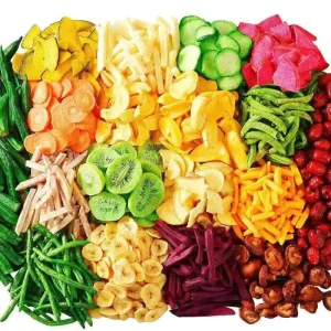Dried Fruit and Vegetable Snacks Mixed Vegetables