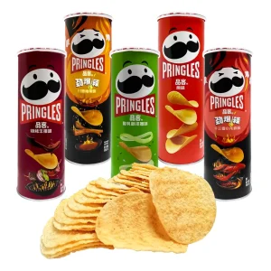 Exotic Snack Crunchy Salty Potato Chips 110g Can Bulk HALAL Crispy Snack China Origin