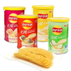 Exotic Snack Potato Chips New Potato Chips 40g Multicolor