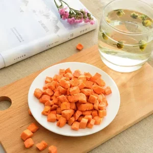 FD002V Natural Dried Vegetables Dried FD Chinese Food Freeze drying Carrot Granules