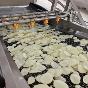 Factory Customized Semi-Automatic Potato Chips Production Line 460x120x150cm