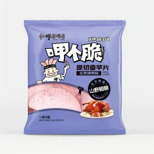 Factory Direct Sale Taro Slices Chips Peking Duck Beijing Duck Flavour Private Label OEM ODM Customized Acceptable