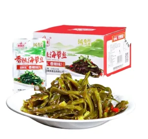 Factory Direct Sales of Spicy Root Kelp Strips Oil Salt Water Preserved Chinese Pickled Vegetable Perfect Dining Companion