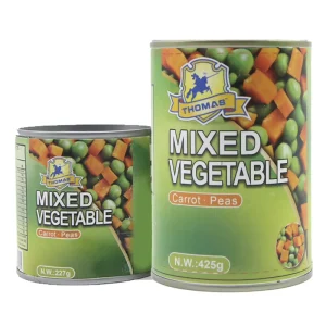 Factory Direct Sweet Corn Kernel Canned Mixed Vegetables Customizable