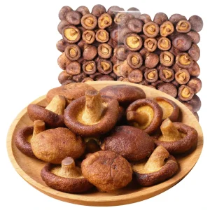 Factory Direct VF Crispy Shiitake Mushrooms Healthy Vacuum Fried Vegetable Snacks High quality Ready to Eat Bag