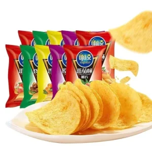 Factory Fried Potato Chips 60g Multi Flavor Hard Savory Snack Bags