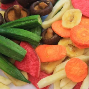 Factory High Quality Salty Box Healthy Snacks Vacuum Fried Mixed Fruit & Vegetable Crisps Nutritious