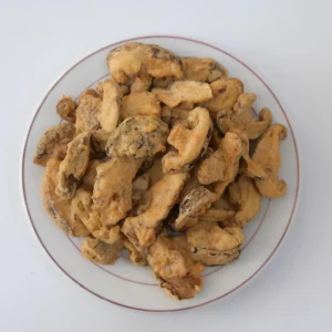 Factory OEM Crispy Vacuum Fried Dried Mushrooms Vegetable Snack Hard Texture Salty Taste 1000g Vacuum Pack