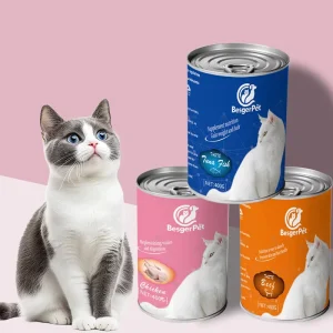 Factory Pet Food Tuna and Chicken Flavor Pouch Wet Cat Food and Treats