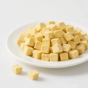 Factory Price Customizable Hot Selling Products Freeze Dried Cubes Egg Yolk Cat Treats Freeze Dried for Pets