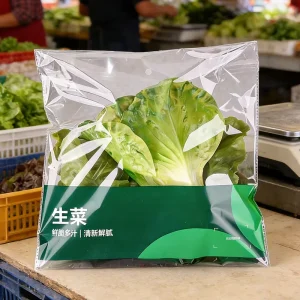 Food-Grade BOPP Vegetable Bags for Fresh Lettuce Storage