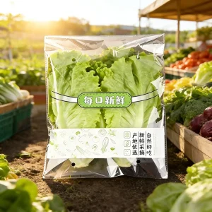 Food-Grade Clear BOPP Produce Bags for Fresh Vegetable and Fruit Packaging