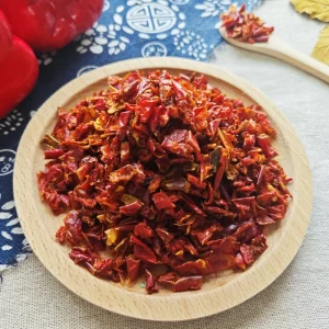 Food Grade Dehydrated Red Bell Pepper Baked Process Bulk Packed