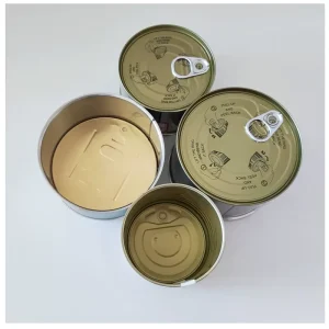 Food Grade Diameter 99mm Empty Tin Cans with Offset Printing for Cookie Fruit Vegetables Storage (Custom Colors)