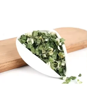 Food Grade Dried Green and White Leek Flakes Dehydrated Vegetables Radish Leaf Air Dried Process