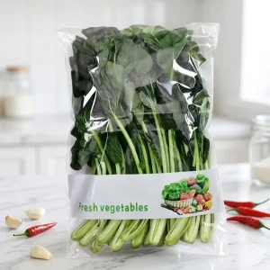 Food Grade Self Adhesive BOPP Shrink Packaging Bags Custom Size Eco Friendly High Clarity Disposable BQ Brand for Vegetables
