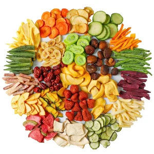 Free Samples Various Dried Fruits Vegetable Herbal Tea Mango Strawberry Banana for Eating and Drinking