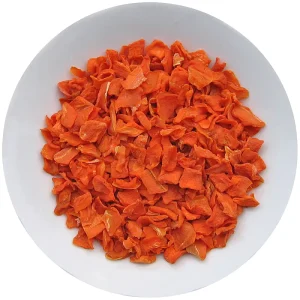 Freeze Dehydrated Vegetables for Dried Carrot Flakes 10x10x2mm Vietnam Quality