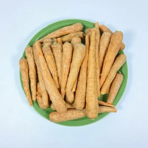 Freeze Dried Carrots Pet Snacks Nutritious Treats for Cats Dogs No Additives Rich Fiber Digestive Health Grain Free