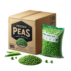 Freezing Vegetable Fresh and Dra Land Green Peas IQF Frozen Green Peas 400gm 10kg Pck