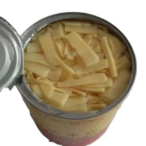 Fresh Bamboo Shoots 1~2MM Thinly Sliced Preserved in Water and Salt Pickled Process 2950 G Can Package for European Market