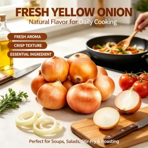 Fresh Yellow Onion New Crop 5cm+ 7cm+ Big Size Bulk Shandong Onions for Processing
