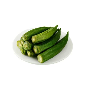 Fried Okra Crisps 35g Bagged Fruit and Vegetable Snacks Ready to eat Casual Room Temperature