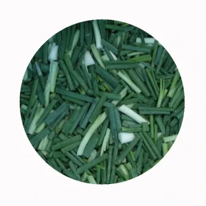 Frozen Chopped Scallions and Scallion Leaves IQF Certified Frozen Vegetables