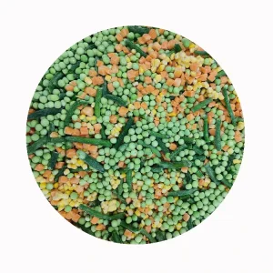 Frozen Mixed Vegetable Blend Ready to Cook IQF 25kg Bulk Pack HACCP Certified