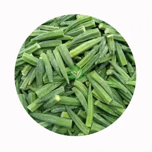 Frozen Whole Okra for Export HACCP ISO Certified 10kg Carton Supply