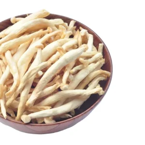 Fruit and Vegetable Snacks Vacuum Fried White Beech Mushroom Crispy Chips