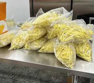 Full Automatic French Fries Production Line Used for the Snack Processing Plant Frozen Food and Vegetable Customized Output