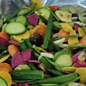 GT 12 Kind Bulk Assorted Vacuum Fried Jackfruit Vegetable and Fruit Chips Snacks Crispy Dried Mixed Fruit & Vegetable Snacks