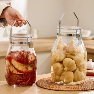 Glass Bottle for Plum and Strawberry Wine and Pickles